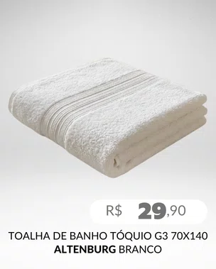Toalha de Banho Tóquio G3 70x140 Altenburg Branco