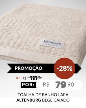 Toalha De Banho Lapa 75x140 Altenburg Bege Caiado