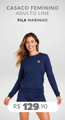 Casaco Feminino Adulto Line Fbox F12TN00186 Fila Marinho