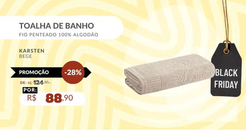 Toalha De Banho Fio Penteado 100% Algodão Grace 66X140 Karsten Bege