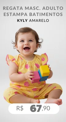 Macaquinho Feminino Bebê Estampa Baleia 1001115 Kyly Amarelo