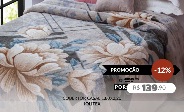 Cobertor Casal Kyor Pristina 1,80X2,20 Jolitex Bege E Verde