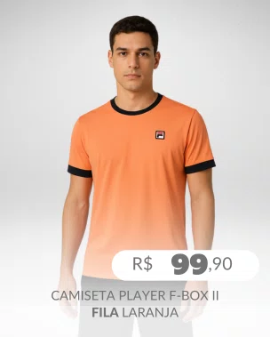 Camiseta Player F-Box II Masculina Adulto F11TN00266 Fila Laranja