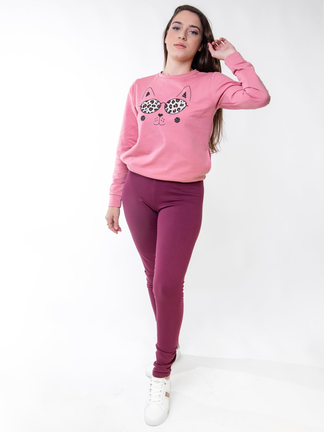 Malhas do Sul • Linha Infantil • Legging • Legging infantil de tricot P ao  14