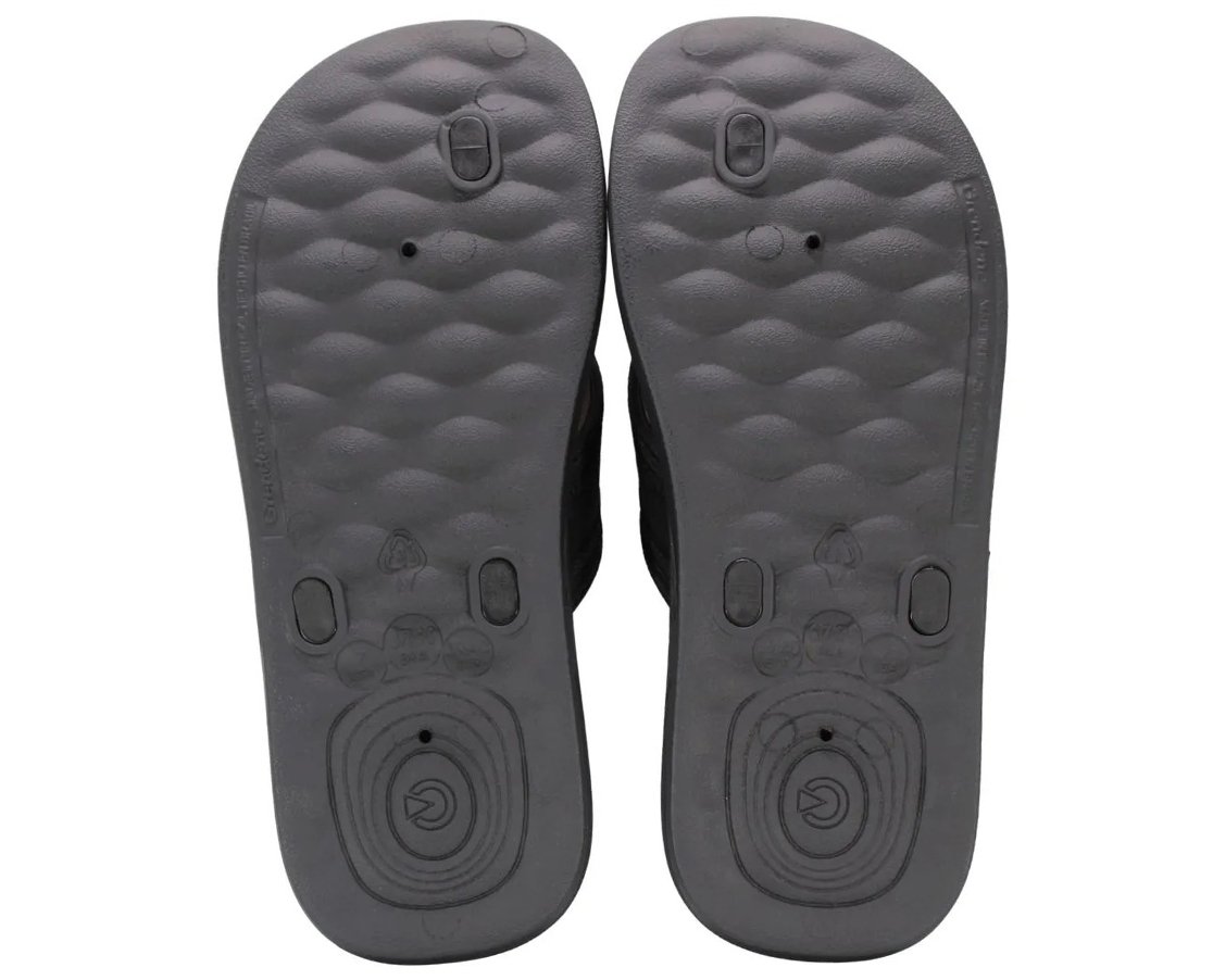 Chinelo Masculino Adulto Egeu IV 12530 Cartago Basalto e  Preto