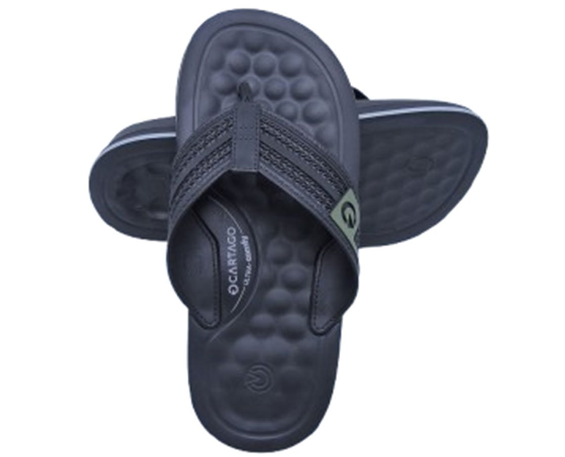 Chinelo Masculino Adulto Santiago 12209 Cartago Preto, preto