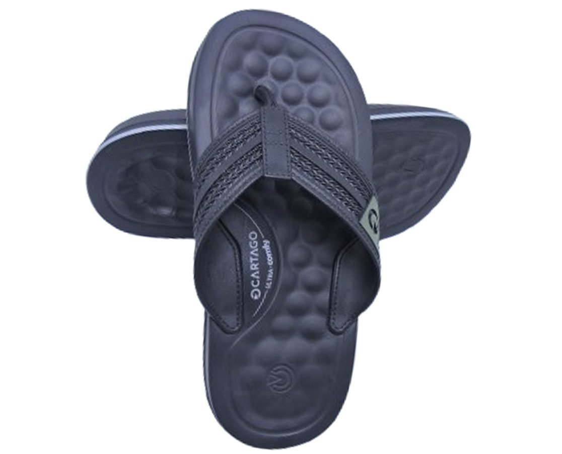 Chinelo Masculino Adulto Santiago 12209 Cartago Preto, preto