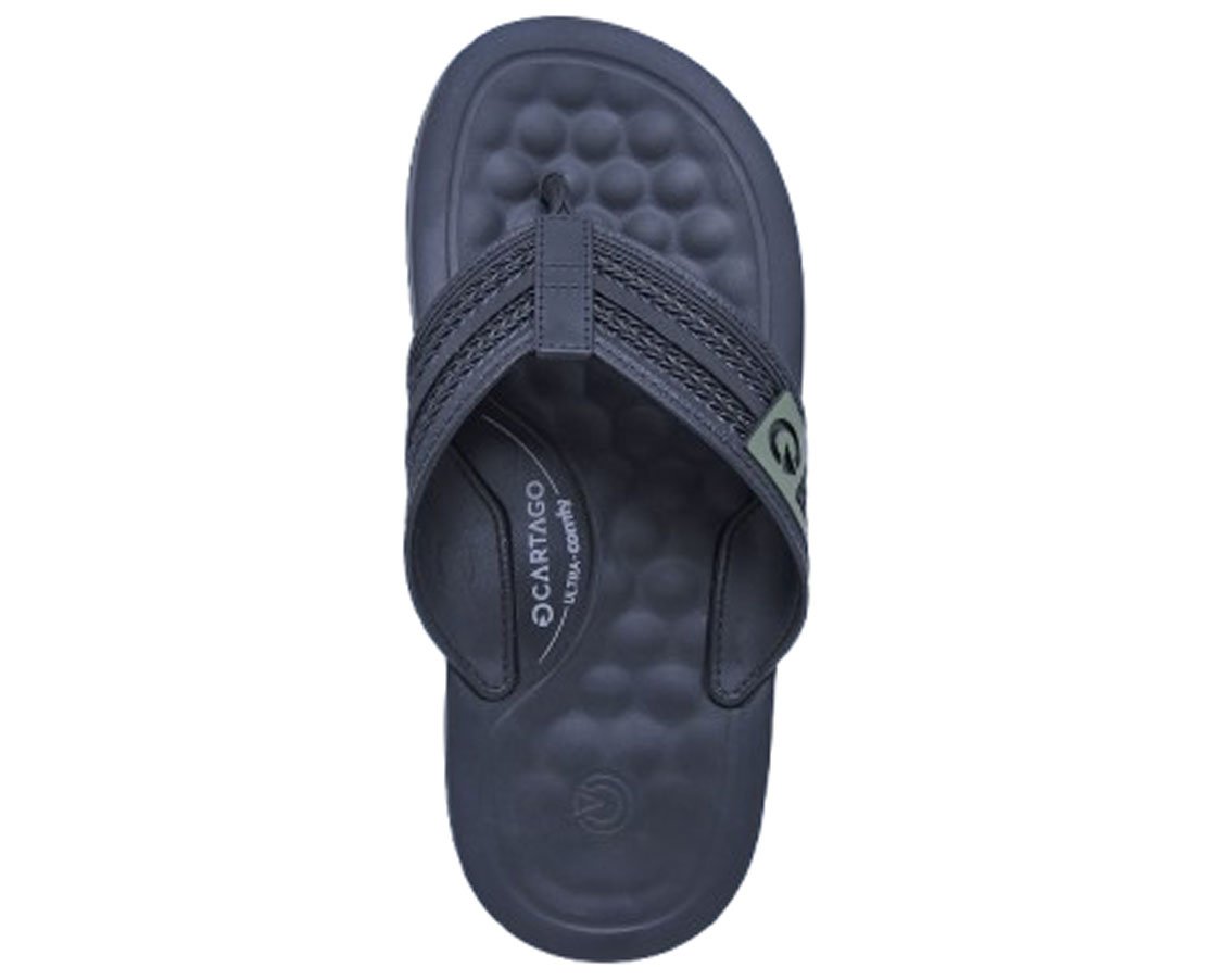 Chinelo Masculino Adulto Santiago 12209 Cartago Preto, preto