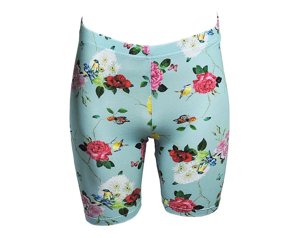 Conjunto Feminino Infantil 4-8 Blusa Manga Curta e Bermuda Estampa Borboleta 10312923 Marisol Rosa e Verde