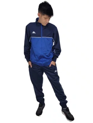Agasalho Trilobal Sport Lettering Masculino EKP321842 Kappa Marinho E Royal
