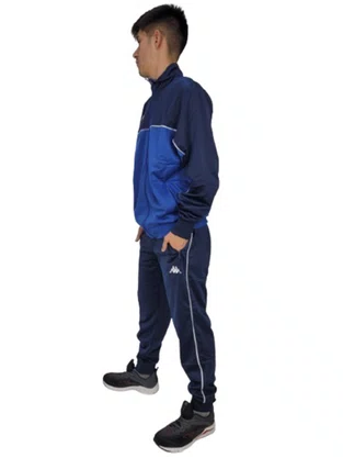 Agasalho Trilobal Sport Lettering Masculino EKP321842 Kappa Marinho E Royal