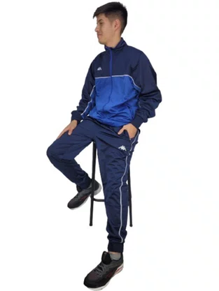 Agasalho Trilobal Sport Lettering Masculino EKP321842 Kappa Marinho E Royal