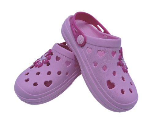Babuche Feminina Infantil Aquarela 197-0024-0891 Mar&Cor Rosa e Pink