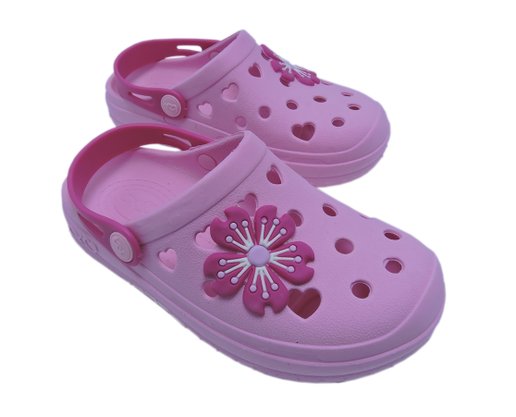 Babuche Feminina Infantil Aquarela 197-0024-0891 Mar&Cor Rosa e Pink