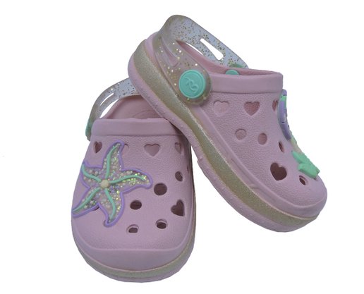 Babuche Feminina Infantil Aquarela Baby 195.0021 Mar&Cor Nude