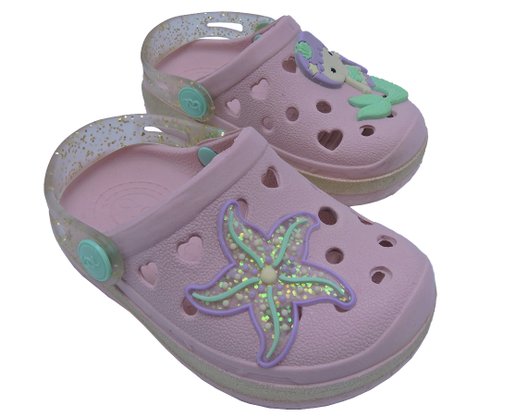 Babuche Feminina Infantil Aquarela Baby 195.0021 Mar&Cor Nude