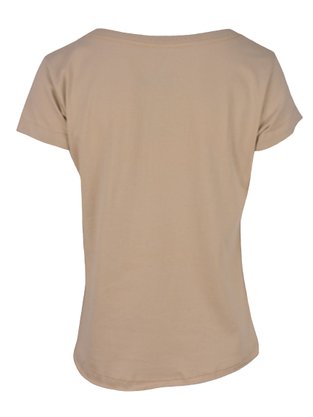 Baby Look Feminina Adulto Com Estampa 123222010 Over Camel