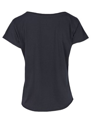Baby Look Feminina Adulto Com Estampa 123222010 Over Preto