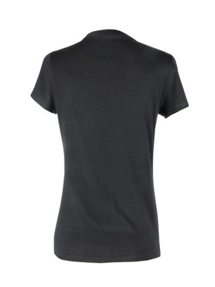 Baby Look Feminina Adulto Manga Curta Lisa 1000004499 Malwee Preto