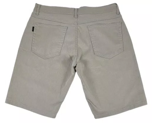 Bermuda De Sarja Masculina Adulto Essencial 3009015 Ogochi Bege