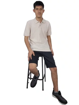 Bermuda De Sarja Masculina Adulto Essencial 3009015 Ogochi Preto