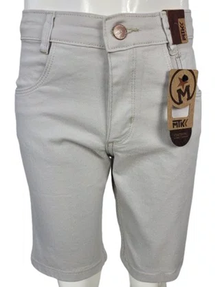 Bermuda De Sarja Masculina Juvenil  5236 MTK Gelo