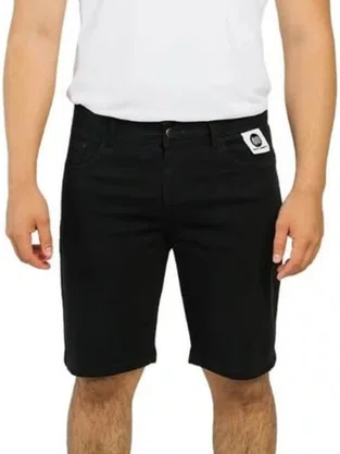 Bermuda De Sarja Slim Masculina 56023 Mormaii Preto
