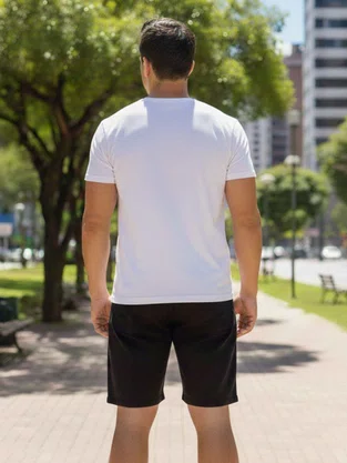 Bermuda De Sarja Slim Masculina 56023 Mormaii Preto