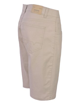 Bermuda De Sarja Tradicional  Masculina 17.48.0045 Gangster Bege