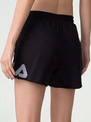 Bermuda Letter Light Feminina Adulto F12L281 Fila Preto