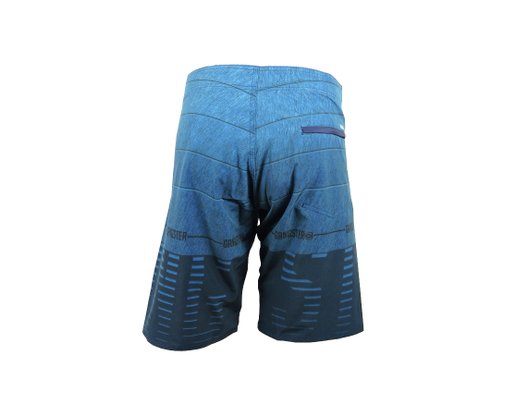 Bermuda Masculina Adulto Água Detalhe Listras 17.66.0210 Gangster Azul