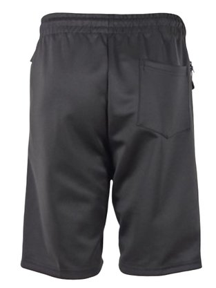 Bermuda Masculina Adulto Detalhe Bolso com Ziper BELM-610 Blue Tech Preto