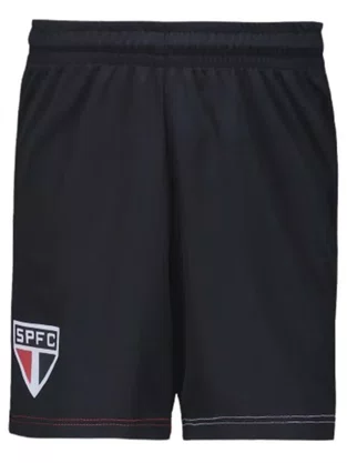 Bermuda Masculina Adulto do São Paulo Brotar 900725102 Braziline Preto
