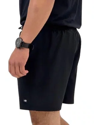 Bermuda Masculina De Tactel Bolsos Com Zíper 560824 Mormaii Preto