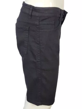 Bermuda Masculino Adulto Sarja Newfriend Preto