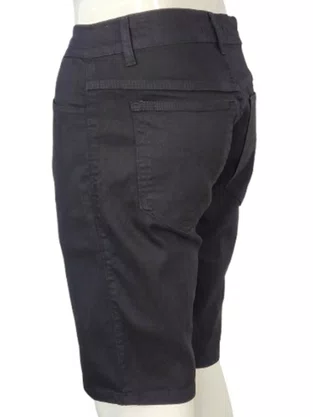 Bermuda Masculino Adulto Sarja Newfriend Preto