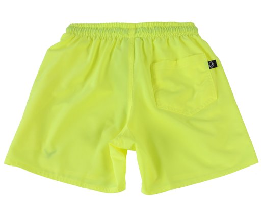Bermuda Tactel Masculina Juvenil Lisa 31564 Vanton Amarelo Neon