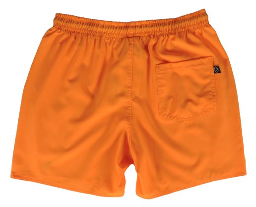 Bermuda Tactel Masculina Juvenil Lisa 31568 Vanton Laranja Neon