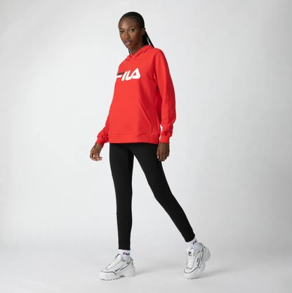 Casaco Feminino Adulto Com Capuz Letter F12L246 Fila Vermelho