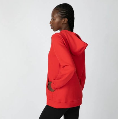 Casaco Feminino Adulto Com Capuz Letter F12L246 Fila Vermelho