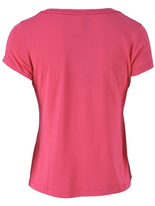 Blusa Baby Look Feminina Adulta Com Detalhe Blessed 7030 Paty Gloss Rosa