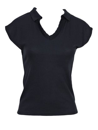 Blusa Canelada Feminina Adulto 1.703394 Lecimar Preto