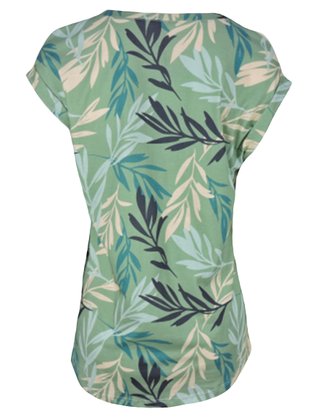 Blusa De Malha Feminina Adulto Manga Japonesa V0011 Vila Flor Verde