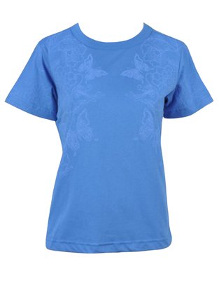 Blusa em Meia Malha Feminina Adulto 1.703395 Lecimar Azul