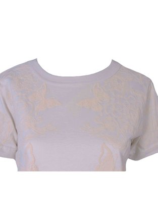 Blusa em Meia Malha Feminina Adulto 1.703395 Lecimar Bege