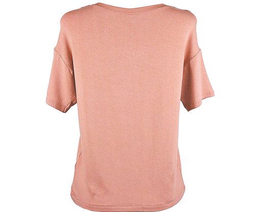 Blusa Feminina Adulto Casual Gola V 4E53 Hering Rose