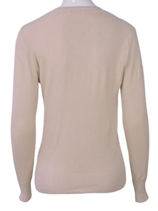 Blusa Feminina Adulto Manga Longa Linha Lisa C&V Collection 1660 Bege