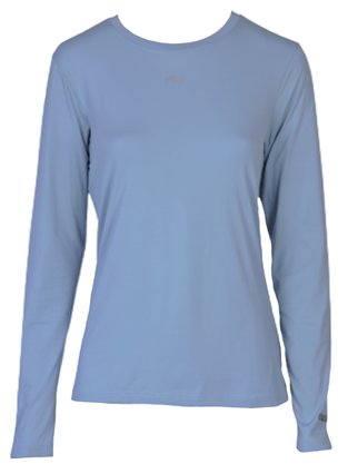 Camiseta Feminina Adulto UV Sun Protect Breezy F12AT519017 Fila Azul
