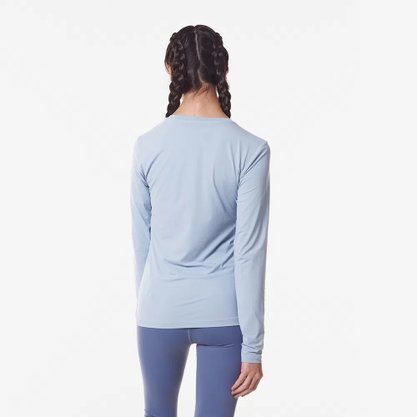 Camiseta Feminina Adulto UV Sun Protect Breezy F12AT519017 Fila Azul