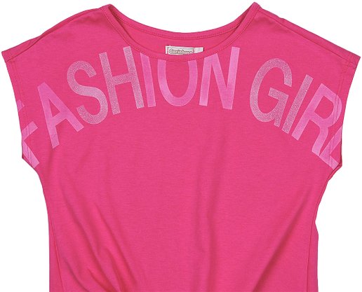 Blusa Feminina Juvenil 10-18 Manga Curta Estampa Fashion Amor 1000073832 Carinhoso Rosa